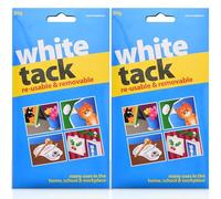 White tack - White tack non marking walls, Reusable, Non-Toxic, Strong Bond for Posters, Photos, Decorations & Craft.