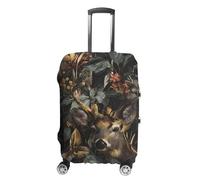 White Tail Buck in Fall Trendy Suitcase Covers Unisex Luggage Cover Protector Fit 19 to 32 Inch Travel Lover L
