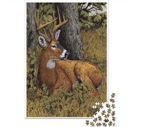 White Tailed Deer in The Forest Rätsel Für Erwachsene || 38x26cm/1000pcs Puzzles Lernspiele Home Decor Puzzles