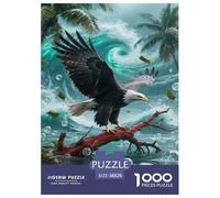 White-tailed Eagle Jigsaw Puzzles for Adults Educational Game The Impossible Challenge 1000 Pieces Difficult Hard Jigsaw Puzzles for Man And Woman with Letters on Back 38x26cm/1000pcs