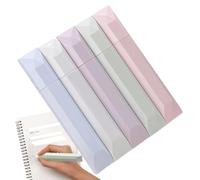 White Tape Instant Clean Quiet Aesthetic 5 Pieces | Experience Effortless Correction Office Supplies with White Ribbon Pen for Office Room