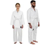 White Teen/Adult Judo Gi Suit - 170cm / 5ft 9in - Wrap Around Full Set & Belt