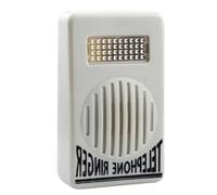 White Telephone Ringer Amplifier Bell Extra-Loud Telephone/Phone Ringer Use Safety Small in Size and Light in Weight, Telephones and Accessories, Landline Phones
