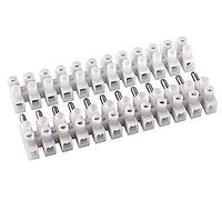White terminal block 24 poles 10A -10mm2 male-femm 380V 10pcs