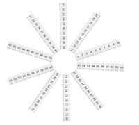 White Terminal Marker Strip,10 Pcs Terminal Blocks Labels Tags Markers Bar for UK2.5B/UK5N /UDK4/ UKK5 DIN Rail Terminal Blocks(1-100),Terminal Blocks,Terminal Marker Strip
