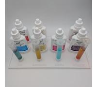 White - Test Tube Holder & Bottle Storage suitable for API Masterkit Test kit (Aquarium Gift)