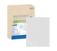 White Textile Dye for Dyeing Clothes, 10 Sheets of Dye for Natural Colour Refreshing, White Dye for Textiles, for Dyeing Wood, Linen, Cotton, Wool, Clothing, Jeans