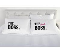 White The Boss The Real Boss Pillowcases 60 SECOND MAKEOVER White One Size