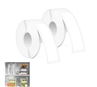 White Thermal Label Tape 2 Rolls Self Adhesive Paper Labels 12mm x 40mm for Office and Home Organization