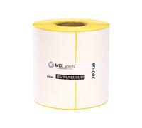 White Thermal Shipping Labels 100 x 150 mm, 300 Pack, Permanent Adhesive