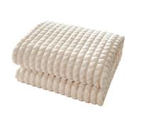 White Throw Blanket, Fleece Blankets Teacher Gifts Birthday Gifts for Women Men Mom, Small Throw Blankets for Chair Motion Activated Halloween Decorations