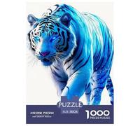 White Tiger 1000 Piece Jigsaw Puzzle Family Game Creative Jigsaw Puzzles Color Challenge for Adults And Kids 38x26cm/1000pcs