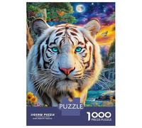White Tiger 1000 Piece Jigsaw Puzzle for Adults And Kids-Challenging Puzzle Game,Home Decoration & Family Fun 70x50cm/1000pcs