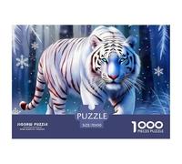 White Tiger 1000 Piece Jigsaw Puzzles for Adults Fun,Challenging & Brainteasing70x50cm/1000pcs