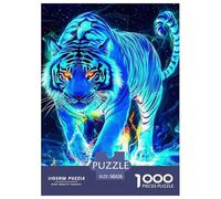 White Tiger 1000 Piece Puzzles Adults Fun Challenging Cool And Cute Creative Gift Adults for Kids Beautiful Decoration Jigsaw 38x26cm/1000pcs