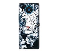 White Tiger Case Cover For Nokia 8.3 5G