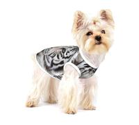 White Tiger,Cotton Sleeveless Pet T-Shirt Soft Stretchy Puppy Breathable Vest,S