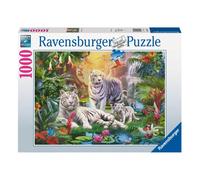 White Tiger Family 1000 Piece Jigsaw Puzzle