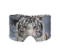 White Tiger, Full Eye Covers Light Blocking Eye Mask Sleep Eye and Ear Muffs