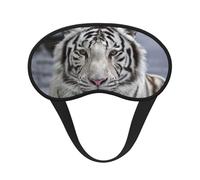 White Tiger, Full Eye Covers Light Blocking Eye Masks Blackout Sleep Eye Muffs