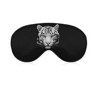 White Tiger Head Sleep Eye Mask Soft Sleep Cover Blindfold Sleeping Mask Cover for Sleep Travel