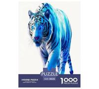 White Tiger Jigsaw Puzzles for Adult Difficult Challenges 1000 Piece Difficult Hard Jigsaw Puzzles for Man And Woman with Letters on Back 38x26cm/1000pcs
