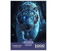 White Tiger Jigsaw Puzzles for Adults Fun 1000 Piece Animals Education Game Intellectual Game Decoration Stress Relief Toy Relaxation And Intelligence 70x50cm/1000pcs