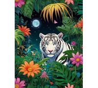 White Tiger Jungle Notebook