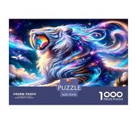 White Tiger Killing God 1000 Pieces Jigsaws for Adults Impossible Birthday Gifts for Women And Man Art Colorful DIY Craft 70x50cm/1000pcs