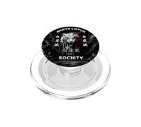 White Tiger Lotus Kung Fu PopSockets PopGrip for MagSafe