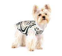 White Tiger Premium Dog Tshirt - Soft 100% Cotton Ropa Para Perros, Perfect for Small to Medium Dogs, Stylish and Comfortable Shirts for Dogs S