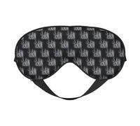 White Tiger Printing Versatile Sleep Eye Cover Soft Eye Mask Reversible for Meditation & Travel Eye Mask Unisex