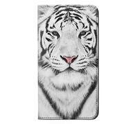 White Tiger PU Leather Flip Case Cover For Samsung Galaxy A6 (2018)