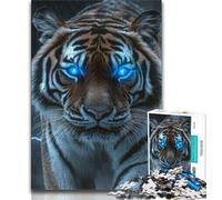 White Tiger Puzzles for Adults And Teenagers,Challenging To Complete But Fun And Humorous Educational Game for Birthday (38x26cm)