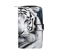 White Tiger Wallet Multifunctional Wallets for Men Compact Wallet Purse Passport Bag