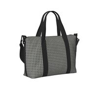 White Tiger03 Print Travel Hand Bag Foldable Weekend Getaways Gym Sports Trip Daily Use Camping Tote