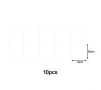 White Tile Stickers, 10 pcs × 10 cm PVC Decals for Kitchen Backsplash and Bathroom Walls, 3D Peel-and-Stick, Oil-Resistant, Easy-Cut, Indoor Home Decor