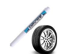White Tire Paint Pen - LongTip HighGloss Writing Tool, Weatherproof Multipurpose Marking Device | FinePoint Tyre Decoration Implement, Industrial Repair Identification Equipment, Vehicle Maintenance W