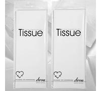 White Tissue | 8 Sheets Each 50x70cm | 2 Packs, Each with 4 Sheets Premium Quality Tissue | Biodegradable Packaging | Ideal for Gift Wrapping and Crafting