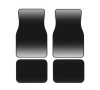 White To Black Car Floor Mats Set Of 4,Front Rear Carpets Mats