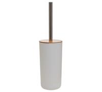 White Toilet Brush Holder, Bathroom Cleaning Set With Bristles & Natural Grip, Brush Holder Premier Housewares White One Size
