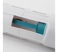 White Toilet Cistern Dual Flush Valve, ABS Material, Adjustable Overflow Pipe