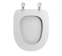 White Toilet Seat Soft Close Quick Release U O Shape Easy Clean Hygienic Fit For Standard Bathroom(White U-type)