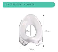 (WHITE TOILET TRAINING SEAT) Kids Toilet Seat And Stool Unisex