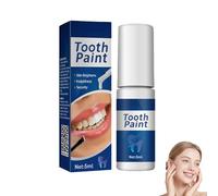 White Tooth Paint, White Enamel Paint, Teeth Whitening Paint, Instant Teeth Whitening Colour, Tooth Polish for Stain Removal and Teeth Cleaning, Paint Enamel & Instant Whitening Dental Lacquer (1