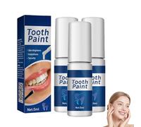 White Tooth Paint, White Enamel Paint, Teeth Whitening Paint, Instant Teeth Whitening Colour, Tooth Polish for Stain Removal and Teeth Cleaning, Paint Enamel & Instant Whitening Dental Lacquer (3