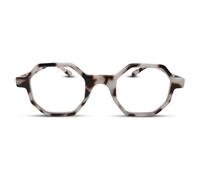 White Tortoise Large Hexagon Reading Glasses for Women with Funky Look - Octagon Readers for Women - For all Face Shapes Fashion Women's Readers - Geometric Eyeglasses Frame - Cheaters Glasses 3.0