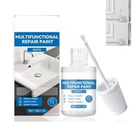 White Touch Up Paint,Multi Surface Paint,White Furniture Touch Up P-aint,Interior And Exterior Repair,Quick Drying,Waterproof,Use For Scratches,Marks And Stains,For Radiator,Metal,Ceramic,Wall,30g