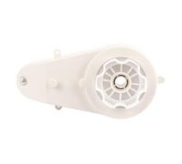 White Toy Electric Vehicle Motor Gear Box Kids Carriage Parts Accessories 6V Drive Gearbox for Kids Electric Car Racing Drifting (6V550-14000 rev)