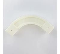 White Track Corner Bend（1 pcs）,TOM TOOL New Upgraded Aluminum Curtain Track Special Accessories